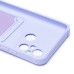 Чехол-накладка для Xiaomi Poco C55 (светло-фиолетовый) - SC304 с картхолдером