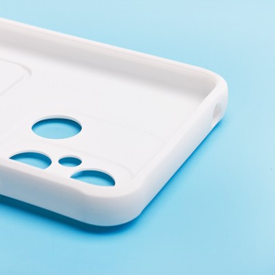 Чехол-накладка для Xiaomi Poco C55 (белый) - SC304 с картхолдером Чехол-накладка для Xiaomi Poco C55 (белый) - SC304 с картхолдером