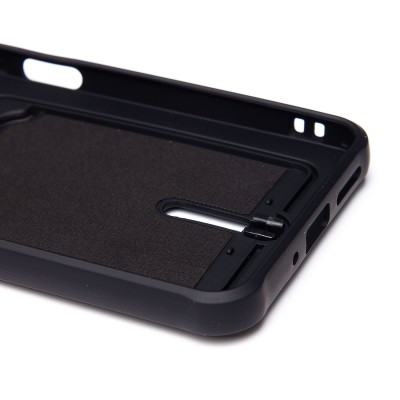 Чехол-накладка для Xiaomi Poco C65 (черный) - SC304 с картхолдером Чехол-накладка для Xiaomi Poco C65 (черный) - SC304 с картхолдером