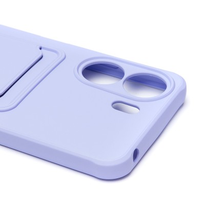 Чехол-накладка для Xiaomi Poco C65 (светло-фиолетовый) - SC304 с картхолдером Чехол-накладка для Xiaomi Poco C65 (светло-фиолетовый) - SC304 с картхолдером