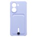 Чехол-накладка для Xiaomi Poco X7 Pro (светло-фиолетовый) - SC304 с картхолдером