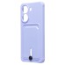 Чехол-накладка для Xiaomi Poco X7 Pro (светло-фиолетовый) - SC304 с картхолдером
