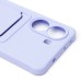 Чехол-накладка для Xiaomi Poco X7 Pro (светло-фиолетовый) - SC304 с картхолдером