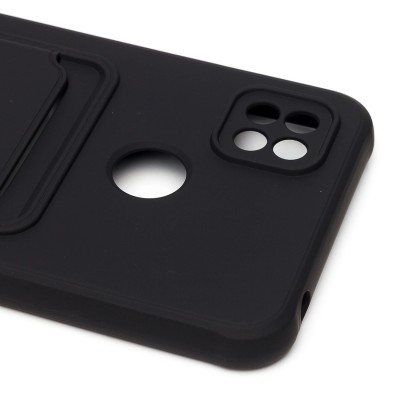 Чехол-накладка для Xiaomi Redmi 10A (черный) - SC304 с картхолдером