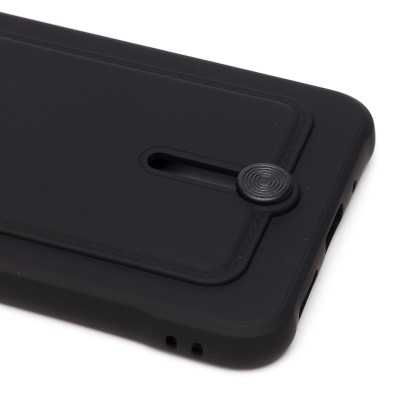 Чехол-накладка для Xiaomi Redmi 10A (черный) - SC304 с картхолдером