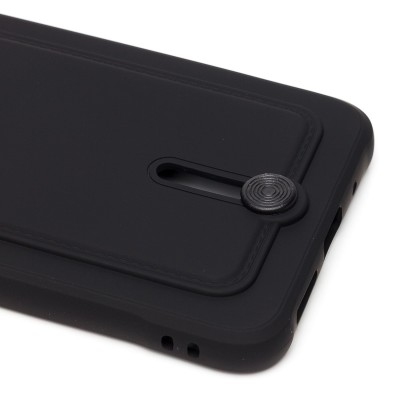 Чехол-накладка для Xiaomi Redmi 10C (черный) - SC304 с картхолдером