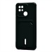 Чехол-накладка для Xiaomi Redmi 10C (темно-зеленый) - SC304 с картхолдером