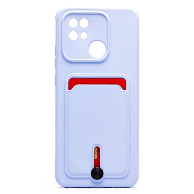 Чехол-накладка для Xiaomi Redmi 10C (светло-фиолетовый) - SC304 с картхолдером