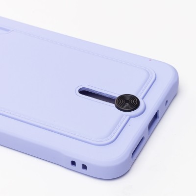 Чехол-накладка для Xiaomi Redmi 12 (темно-фиолетовый) - SC304 с картхолдером