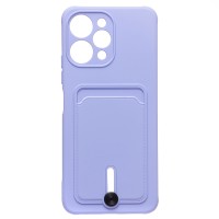 Чехол-накладка для Xiaomi Redmi 12 (светло-фиолетовый) - SC304 с картхолдером