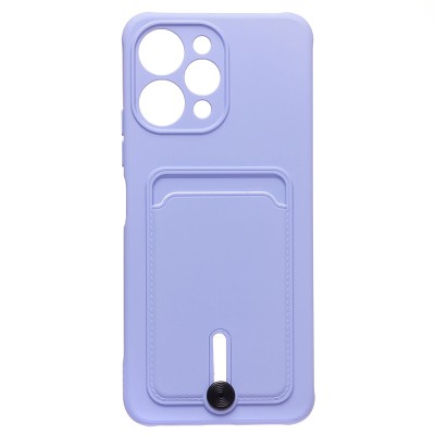 Чехол-накладка для Xiaomi Redmi 12 (светло-фиолетовый) - SC304 с картхолдером