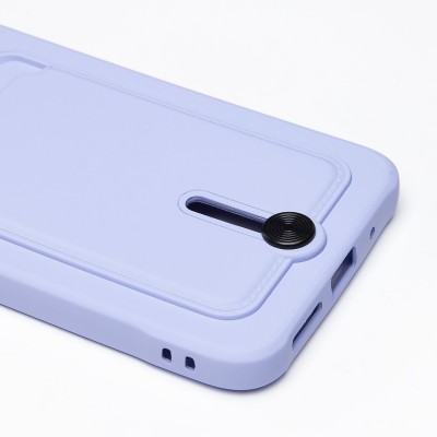 Чехол-накладка для Xiaomi Redmi 12 (светло-фиолетовый) - SC304 с картхолдером