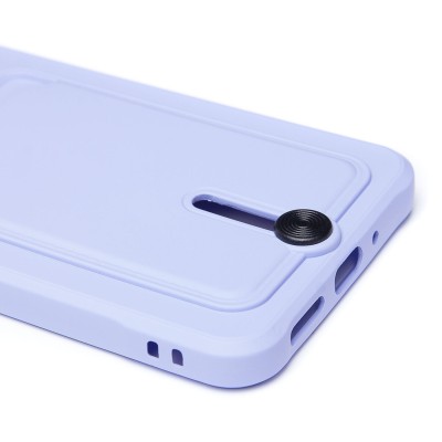Чехол-накладка для Xiaomi Redmi 14C 4G (светло-фиолетовый) - SC304 с картхолдером