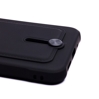 Чехол-накладка для Xiaomi Redmi 9i (черный) - SC304 с картхолдером