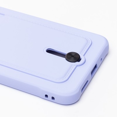 Чехол-накладка для Xiaomi Redmi 9A (темно-фиолетовый) - SC304 с картхолдером