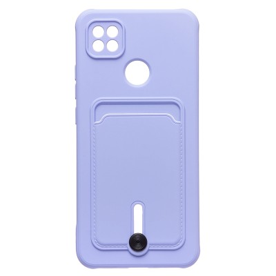 Чехол-накладка для Xiaomi Redmi 9C (темно-фиолетовый) - SC304 с картхолдером