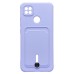 Чехол-накладка для Xiaomi Redmi 9C (темно-фиолетовый) - SC304 с картхолдером