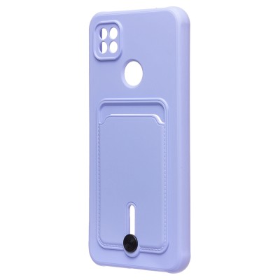 Чехол-накладка для Xiaomi Redmi 9C (темно-фиолетовый) - SC304 с картхолдером