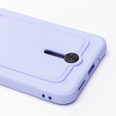 Чехол-накладка для Xiaomi Redmi 9C (темно-фиолетовый) - SC304 с картхолдером