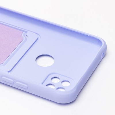 Чехол-накладка для Xiaomi Redmi 9C (темно-фиолетовый) - SC304 с картхолдером