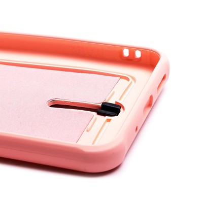 Чехол-накладка для Xiaomi Redmi 9C (светло-розовый) - SC304 с картхолдером