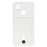 Чехол-накладка для Xiaomi Redmi 9C (белый) - SC304 с картхолдером