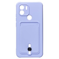 Чехол-накладка для Xiaomi Redmi A1+ (светло-фиолетовый) - SC304 с картхолдером