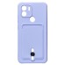 Чехол-накладка для Xiaomi Redmi A1+ (светло-фиолетовый) - SC304 с картхолдером