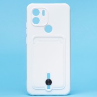 Чехол-накладка для Xiaomi Redmi A1+ (белый) - SC304 с картхолдером