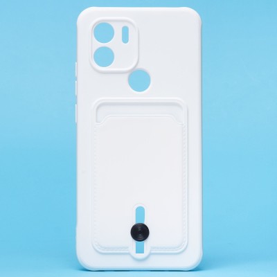Чехол-накладка для Xiaomi Redmi A2+ (белый) - SC304 с картхолдером