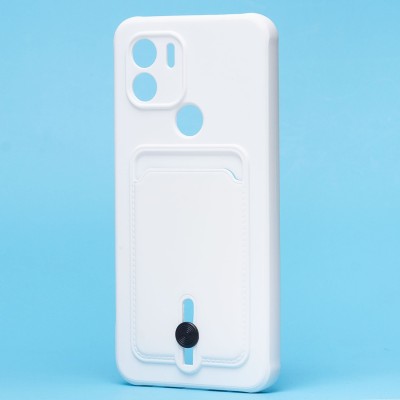 Чехол-накладка для Xiaomi Redmi A2+ (белый) - SC304 с картхолдером
