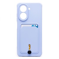 Чехол-накладка для Xiaomi Redmi A5 (светло-фиолетовый) - SC304 с картхолдером