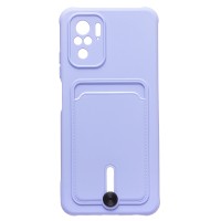Чехол-накладка для Xiaomi Redmi Note 10S (темно-фиолетовый) - SC304 с картхолдером