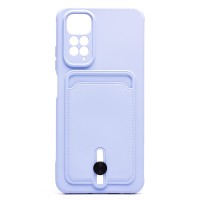 Чехол-накладка для Xiaomi Redmi Note 11S 4G (светло-фиолетовый) - SC304 с картхолдером
