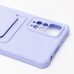 Чехол-накладка для Xiaomi Redmi Note 11 Pro 5G Global (темно-фиолетовый) - SC304 с картхолдером