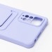 Чехол-накладка для Xiaomi Redmi Note 11 Pro 5G CN (темно-фиолетовый) - SC304 с картхолдером