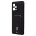 Чехол-накладка для Xiaomi Redmi Note 12 5G Global (черный) - SC304 с картхолдером