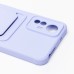 Чехол-накладка для Xiaomi Redmi Note 12S (темно-фиолетовый) - SC304 с картхолдером