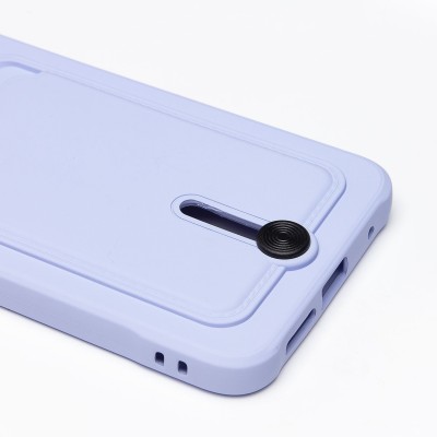 Чехол-накладка для Xiaomi Redmi Note 12S (светло-фиолетовый) - SC304 с картхолдером