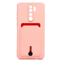 Чехол-накладка для Xiaomi Redmi Note 8 Pro (светло-розовый) - SC304 с картхолдером