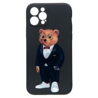 Чехол-накладка для Apple iPhone 12 Pro - (001) (черный) - SC307