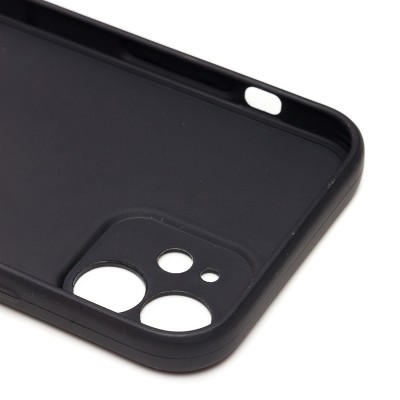Чехол-накладка для Apple iPhone 12 - (005) (черный) - SC307