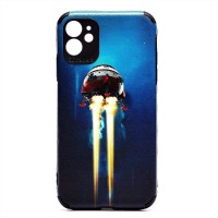 Чехол-накладка для Apple iPhone 11 - (004) (черный) - SC310