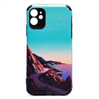 Чехол-накладка для Apple iPhone 11 - (011) (черный) - SC310