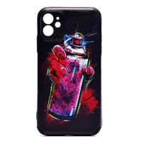 Чехол-накладка для Apple iPhone 11 - (12) (черный) - SC310