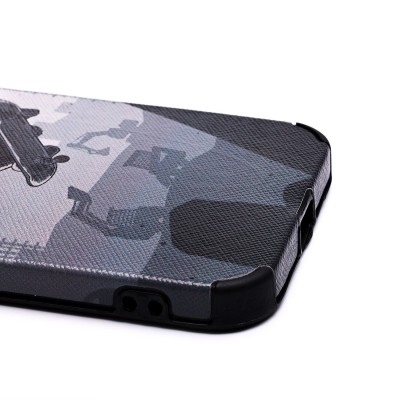 Чехол-накладка для Apple iPhone 12 - (001) (черный) - SC310