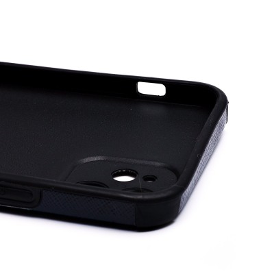 Чехол-накладка для Apple iPhone 12 - (003) (черный) - SC310