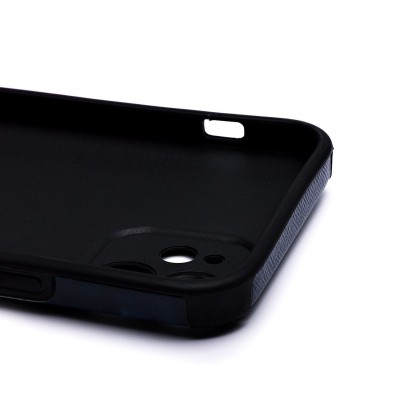 Чехол-накладка для Apple iPhone 12 - (007) (черный) - SC310