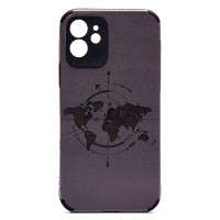 Чехол-накладка для Apple iPhone 12 - (009) (черный) - SC310