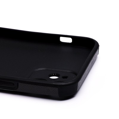 Чехол-накладка для Apple iPhone 12 - (009) (черный) - SC310